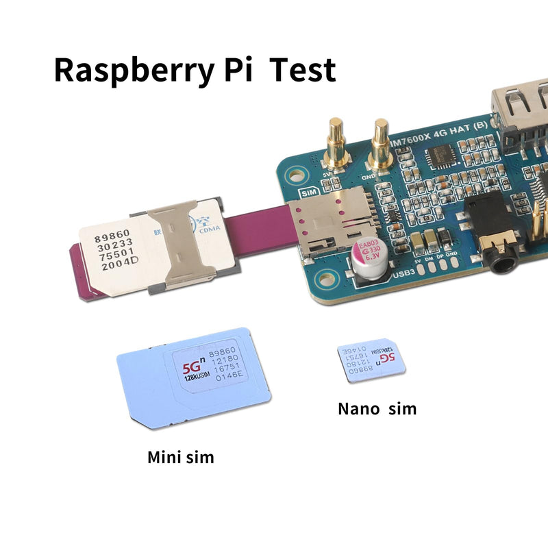 Nano Sim to Mini Sim Card Adapter Expander Test Board PCB Circuit Board Card Reader 2pcs