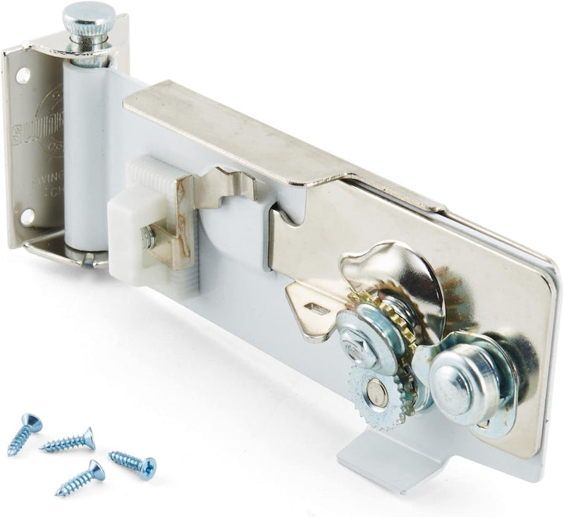 Swing-A-Way White Steel Manual Can Opener