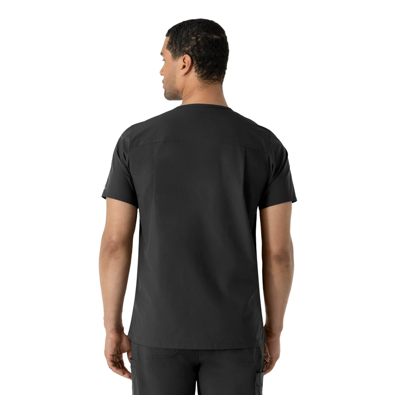 Carhartt Scrubs C16113 Force® Modern Fit V-Neck Top Large Black