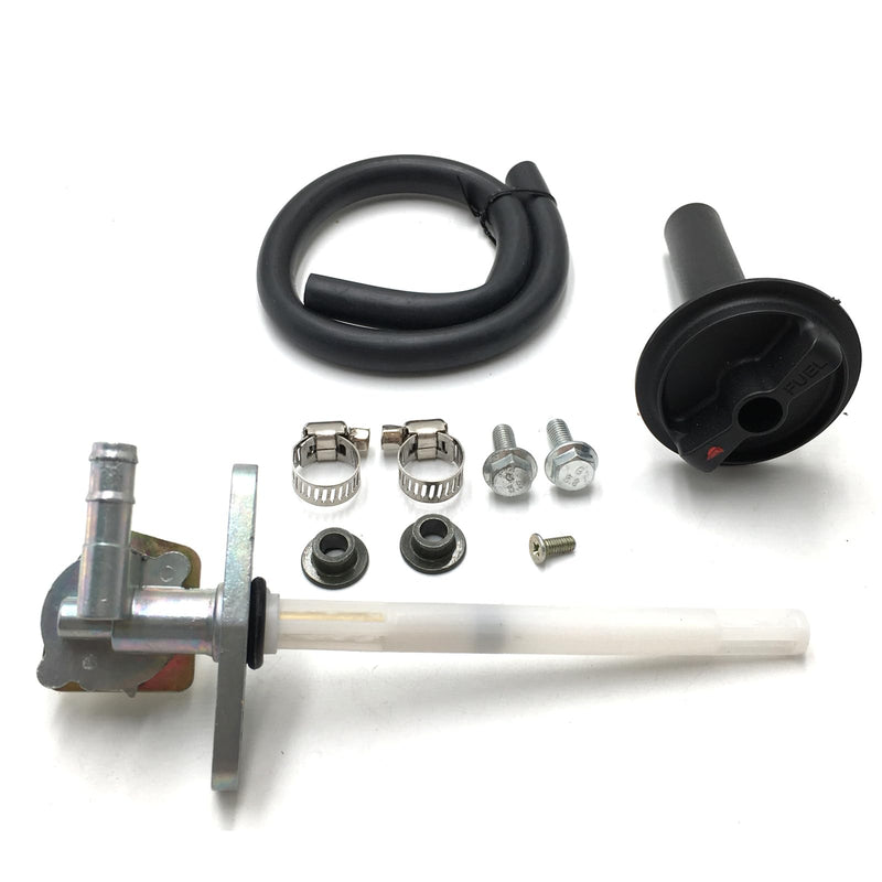 Fuel Petcock ON OFF Valve With Lever Screw Fit for Honda Recon 250 TRX250 Rancher TRX350 Honda Rancher TRX420 Foreman TRX450 Foreman Rubicon TRX500FA Fuel Tank Switch Valve Part 16950-HN7-003