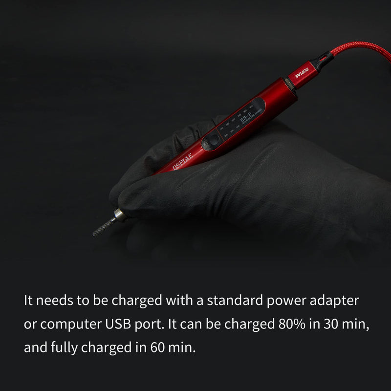 DSPIAE Portable Electric Sanding & Sharpening Pen – 3-Speed Mini Drill & Hobby Tool for Resin, Jewelry, DIY Crafts, Fine Polishing, Detail Grinding, 3mm Drill Compatible, Pen Sander Kit