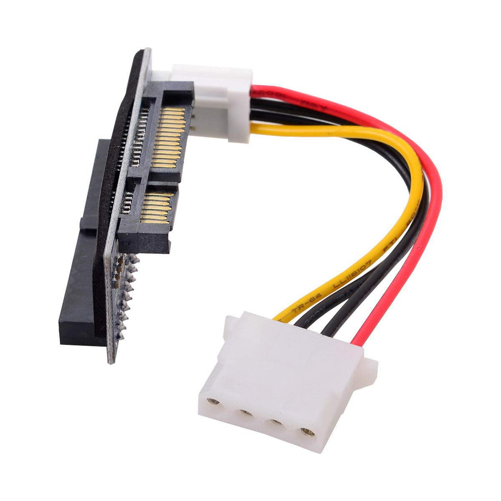 Cablecc IDE/PATA 40Pin Disk to SATA Female Converter Adapter PCBA for Desktop & 3.5" Hard Disk Drive Blue IDE/PATA 40Pin Disk to SATA