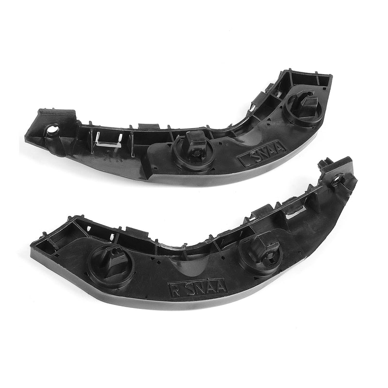 Pair Plastic Front Bumper Bracket Left & Right Driver&Passenger Side for 2006 2007 2008 2009 2010 2011 Honda Civic Sedan, 71193-SNA-A02 71198-SNA-A02, Replaces HO1043114 HO1042114 2006-2011 Civic Bumper Bracket