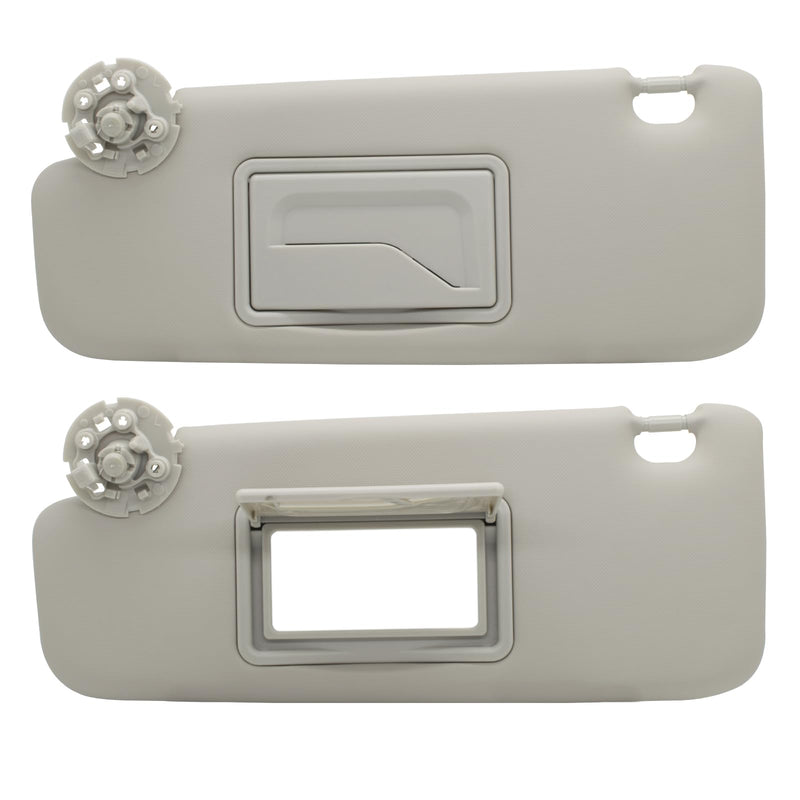 NHILES Left Driver Sun Visor Compatible with Chevy Cruze 2011-2019 Sun Visor Replacement Number 95034256 95034253 84126667 84126658 Color: Grey Left Gray