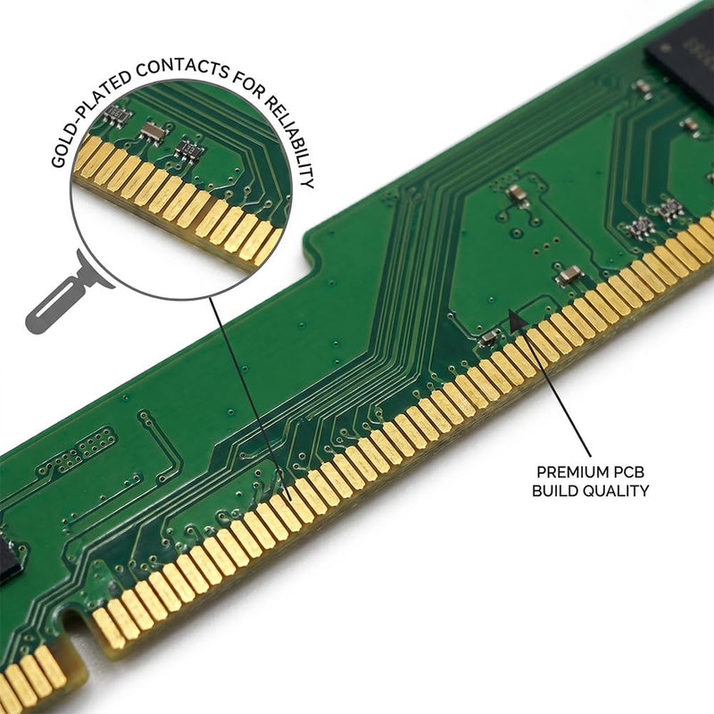 Desktop 4G Memory Module DDR3 Fully Compatible with Desktop Computer Memory Modules, Frequency 1600MHz