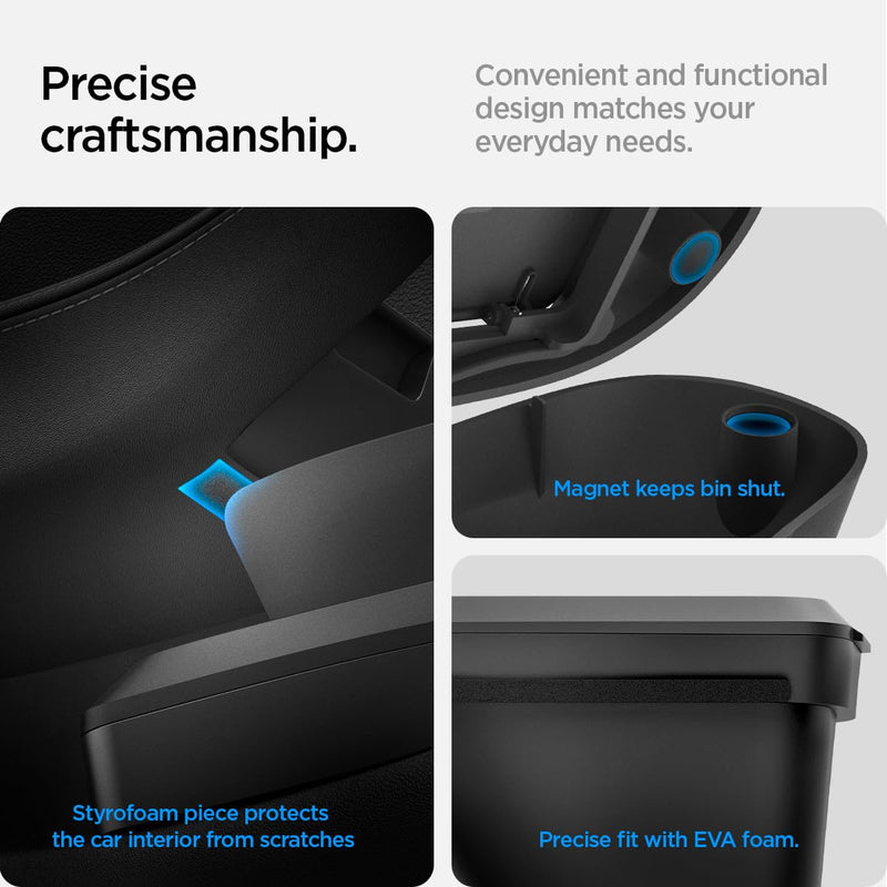 Spigen Driver Side Door Pocket Car Trash Can for Tesla Model 3 Highland 2024-25
