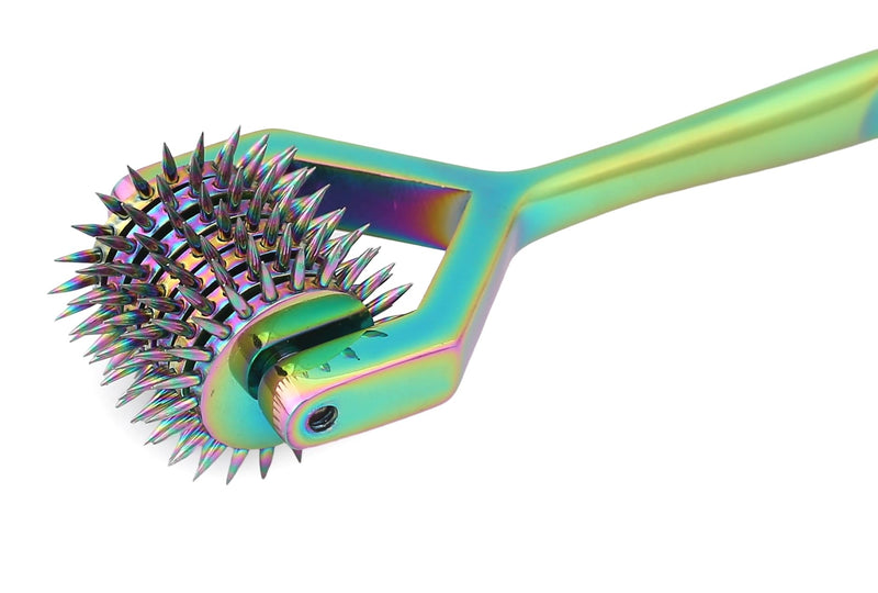 Wartenberg Neuro Pinwheel Stainless Steel 7 Head Diagnostic Instrument Pin Wheel - Multi Color Rainbow