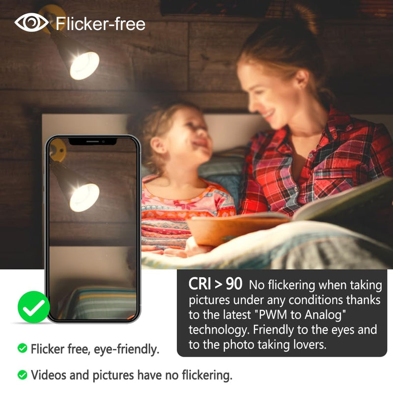 MELPO Alexa Light Bulb 130W Equivalent, Smart Light Bulbs Warm White to Daylight Tunable, A19 E26 Bluetooth LED Bulbs Controlled by BRmesh APP and Alexa only, Timing, Flicker-Free（8 Pack (8) 8