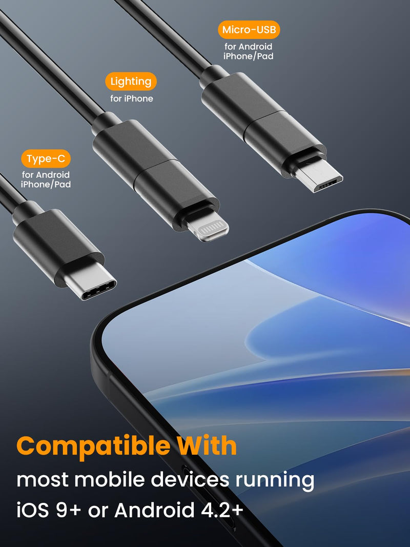 Endoscope Camera with Light, 1920P HD Borescope with 8 LED Lights, 16.5 FT Semi-Rigid Snake Inspection Camera, IP67 Waterproof Drain Pipe Borescope Mens Tool for iOS and Android