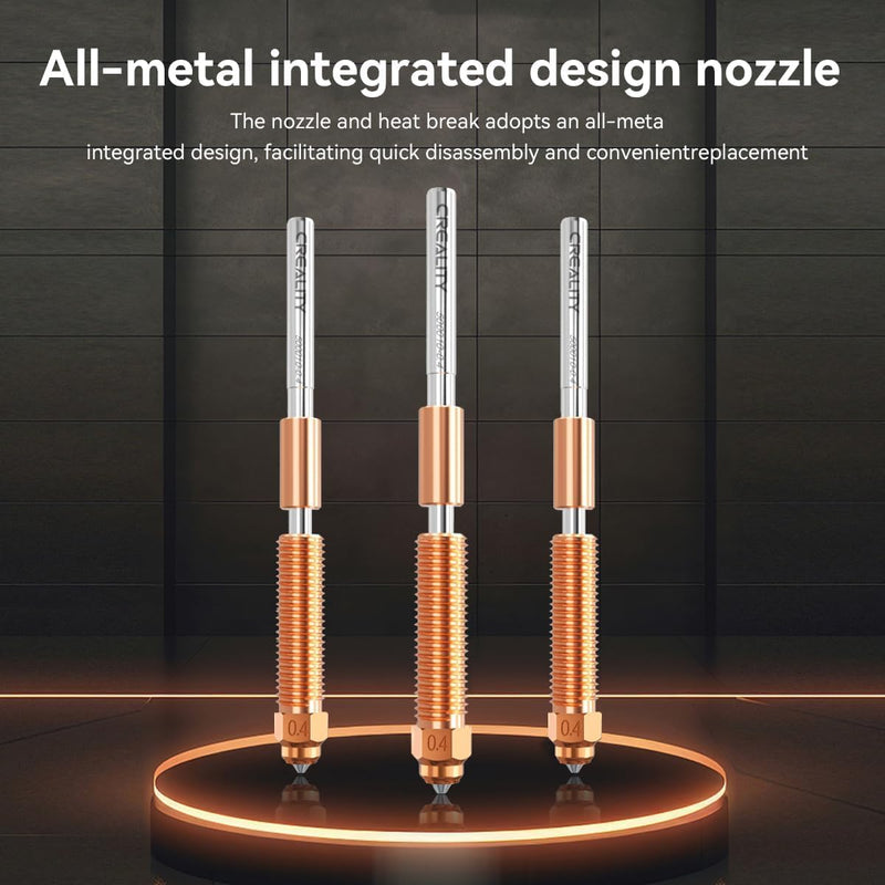 Creality Ender 3 V3 Hotend Kit, Original Ceramic Heating Block Kit 300°C High Temperature Resistance 60W Fast Heating High Thermal Conductivity Ceramics with Integrated Nozzle for Ender 3 V3/3 V3 Plus