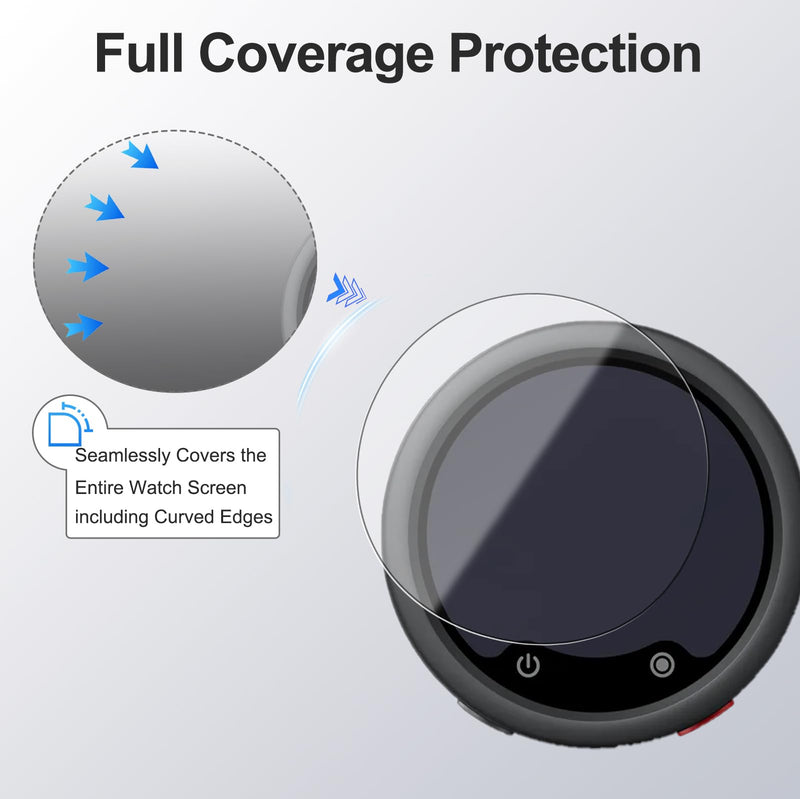 2Pack Screen Protector for Insta360 Mic Pro– 9H Tempered Glass Film,Anti-Scratch,Anti-Fingerprint,Bubble-Free,Shatterproof,Dustproof,Touch Sensitive,Easy Install 2