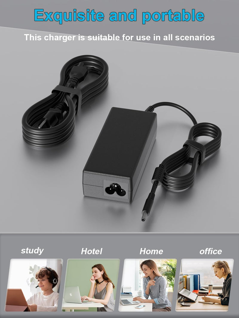 65W 45W Power Adapter Supply Cord Fit for Dell Ultra HD 4K Triple Display Wireless Docking Station D1000 D3100 5RR7X 5M48M 452-BBPG Thunderbolt Dock TB15 K16A K16A001 Charger Adapter Supply