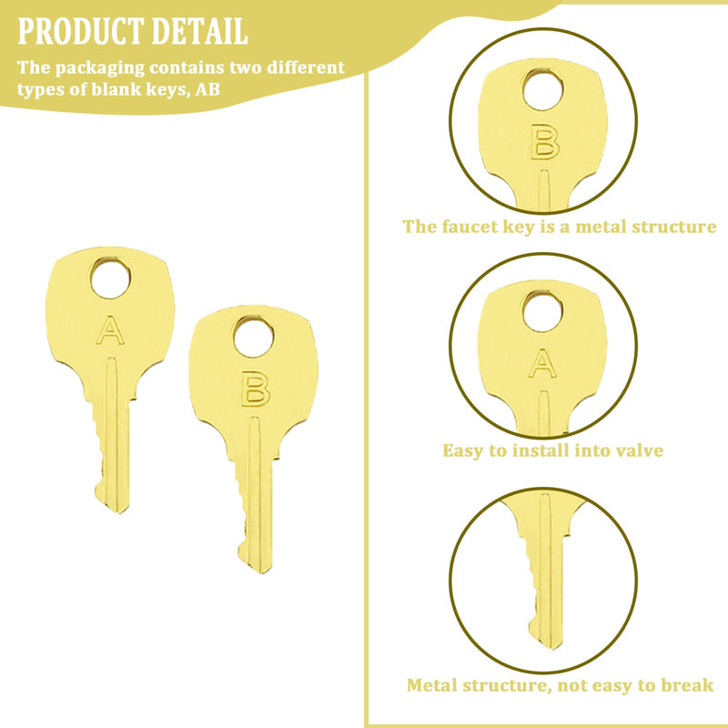 Cedar Chest Key Replacement Lane S Series Locks，Fits All Lane Newer S Series Safety Style Locks (2 Pack)