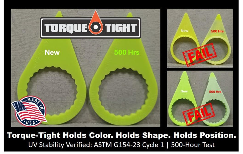 33mm Loose Lug Nut Indicators (Green) – Visual Safety Markers for Class 6–8 Trucks – Made in USA, 100-Pack Green 100 Pack
