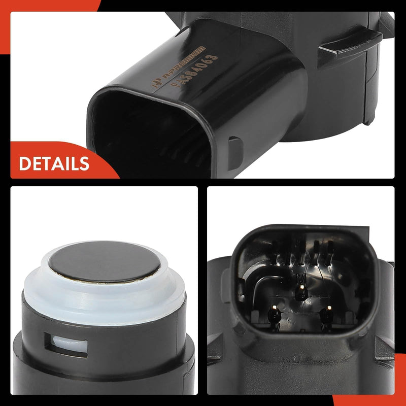  [AUSTRALIA] - A-Premium 4-PC Rear PDC Reverse Backup Parking Aid Assist Sensor Compatible with Ford and Lincoln Models - F-150 F150 2009-2014, Mark LT 2010-2014, Replace# 9L3Z-15K859-D 4-PC Set