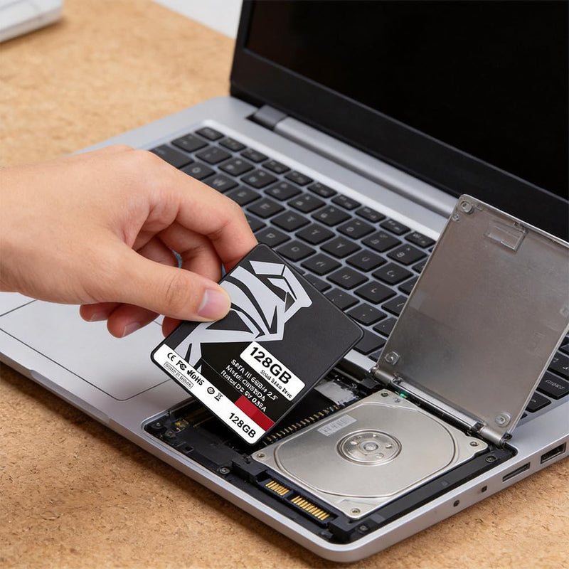 SSD SATA III Internal - 128GB 2.5" Solid State Drive,High-Speed Read & Write,Computer Memory and Storage Upgrade for Office, Home,IT Pros