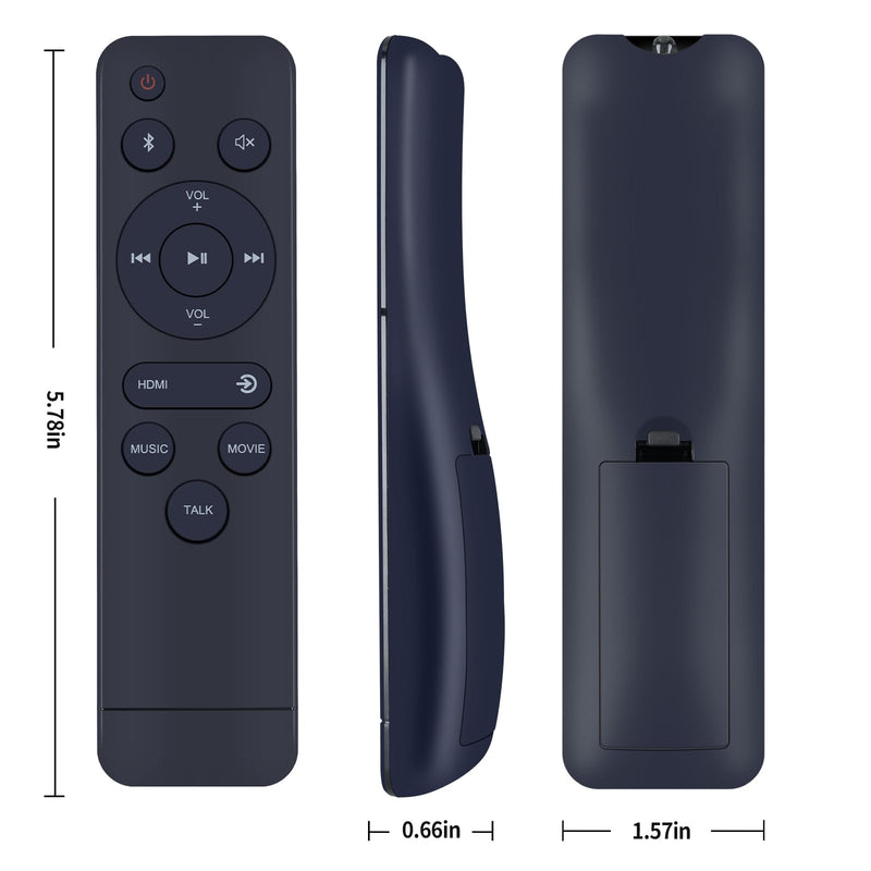 New Replace Remote Control Applicable for Onn 32" Soundbar Speaker 100056522 32 Inch Sound Bar System 32" 100056522