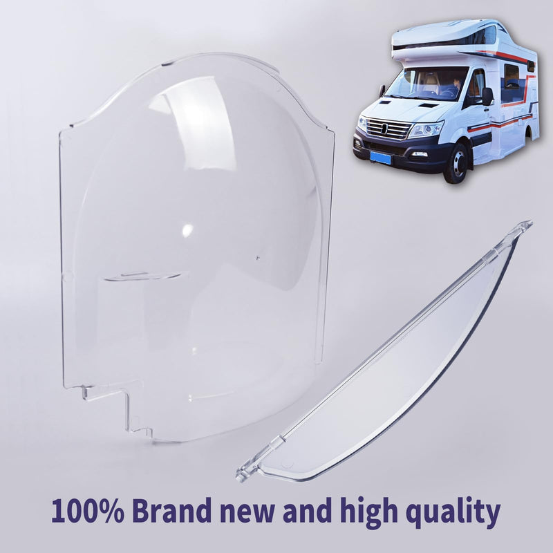 Clear Plexiglass 4812-01 Screen Door Bubble Style Slider & 4810-00 Stopper Complete Replacement Kit, Compatible with Dexter Right Hand Screen Door Bubble Style, Clear, Works with 4814-00 Holder