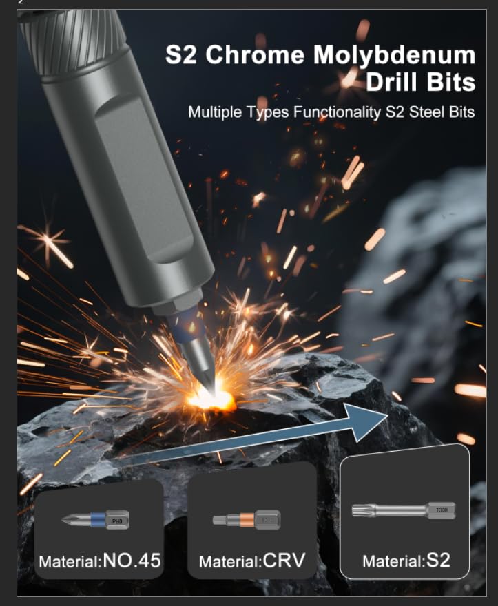 Upgraded 42 in 1 Magnetic Screwdriver Set, Ankilo DIY Ratchet Screwdriver Set, Multi Bit Magnetic Drive with 40 PCS Magnetic Bits, Portable Repair Tool Kit for Valentine's Day Gifts Home, Bike Repairs Orange
