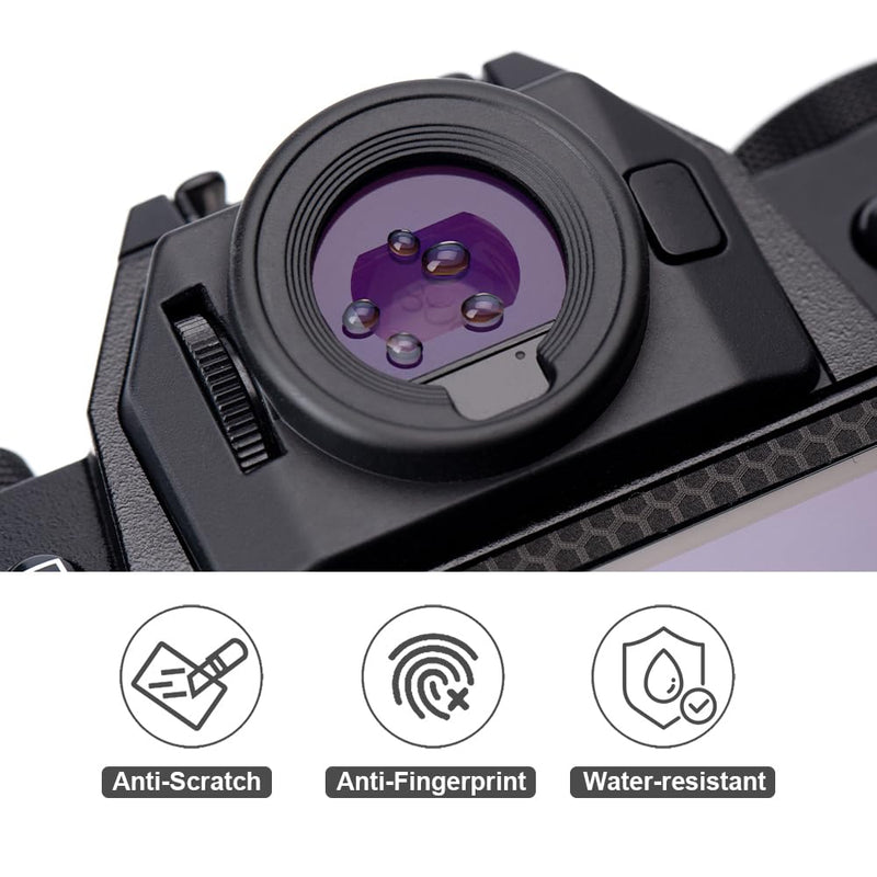 2PCS Camera viewfinder tempered glass For Fujifilm X-T50/X-T30II/X-T30/X-T20/X-S10 Anti-Scratch Anti-Fingerprint Clear Protector Film (For Fujifilm X-T30/X-T30II) For Fujifilm X-T30/X-T30II