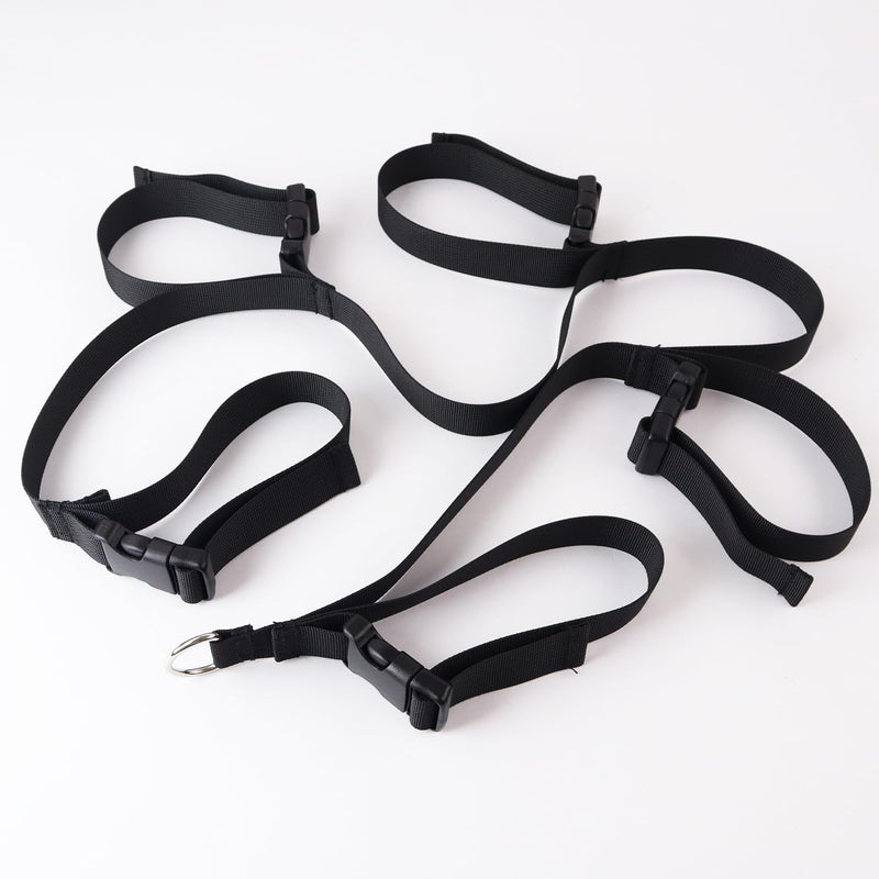 2 Pcs Extension Cord Organizer, Extension Cord Hanger with 5 Slots for Vertical Space, for Cable, Hose, Rope, Light String (2 Pcs Black) 2 Pcs Black
