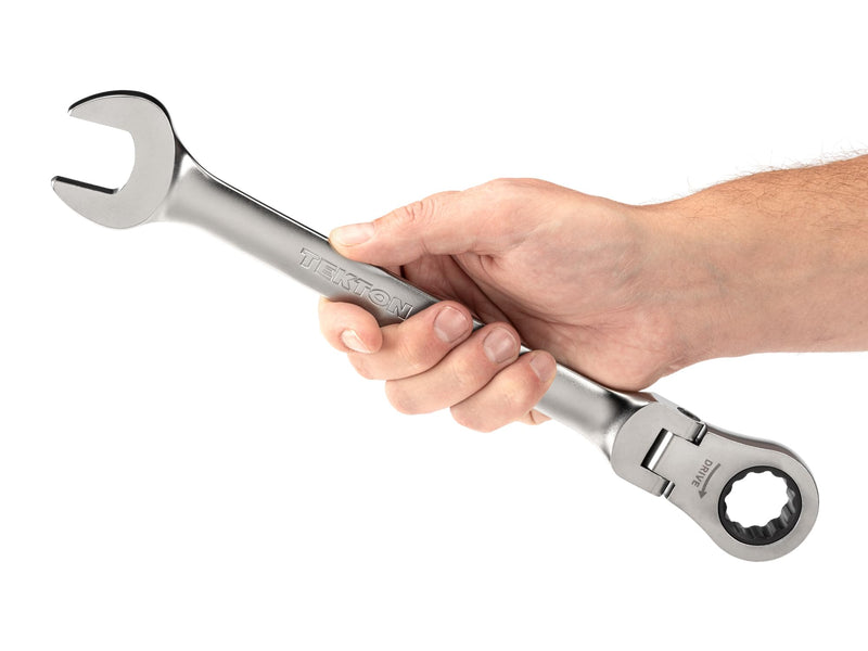 TEKTON 15/16 Inch Flex Head Ratcheting Combination Wrench | WRC26324 15/16-Inch