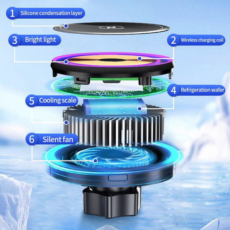 Car Magnetic Phone Mount for Audi A6 S6 A7 S7 RS6 RS7 2012 2013 2014 2015 2016 2017 2018 Auto Interior Accessories Best Cellphone Holder Fast 15W Wireless Charger Cell Phones Charging Stand