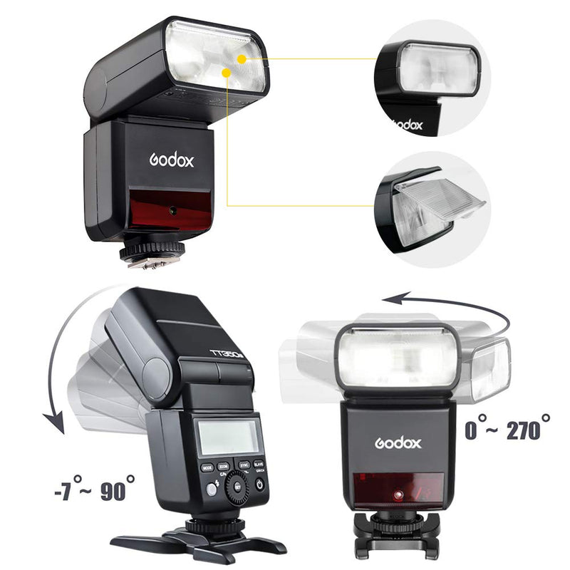 GODOX TT350O TTL Camera Flash GN36 1/8000s HSS Mini Flash Speedlight for Olympus Panasonic Cameras (TT350O)
