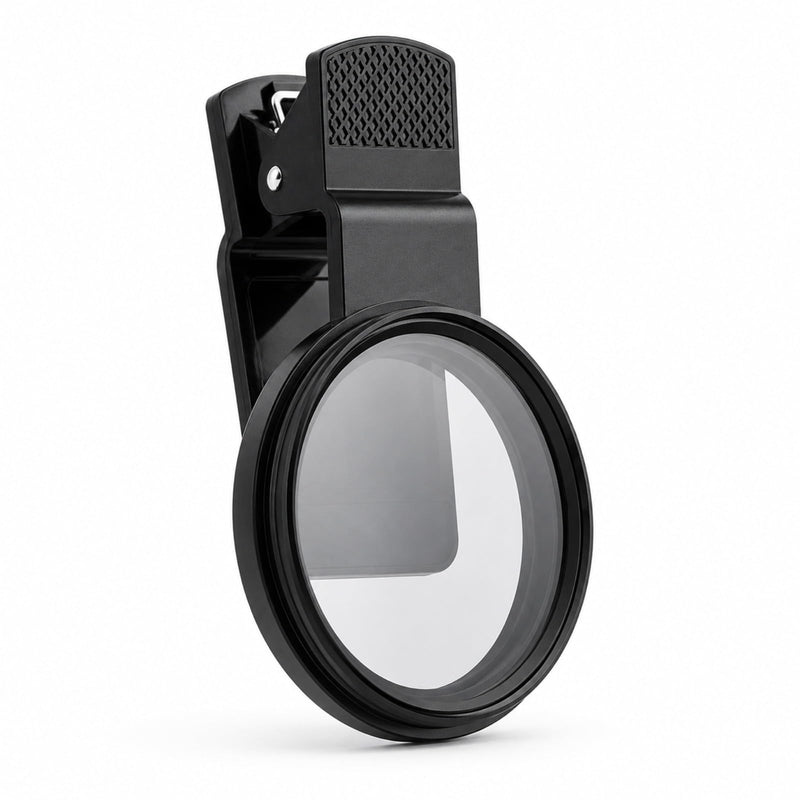 CPL Phone Polarizing Lens Filter, Rotating Camera Clip-On Lens for Reducing Glare on Water, Glass & Plants Photography