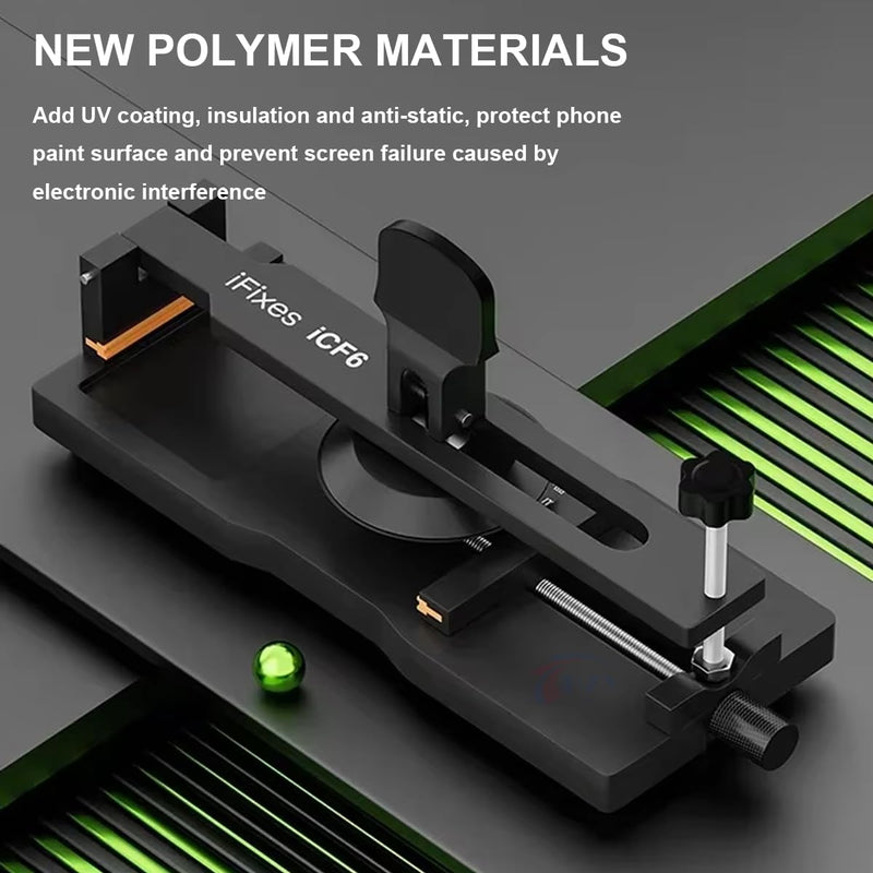 HZY Universal Screen LCD Separator Heating-Free Mobile Phone Screen Fast Pry Opening Fixture with Strong Sucktion Cup Portable Adjustable LCD Display Removal Clamp Mobile Phone Disassembly Repair Tool ICF6