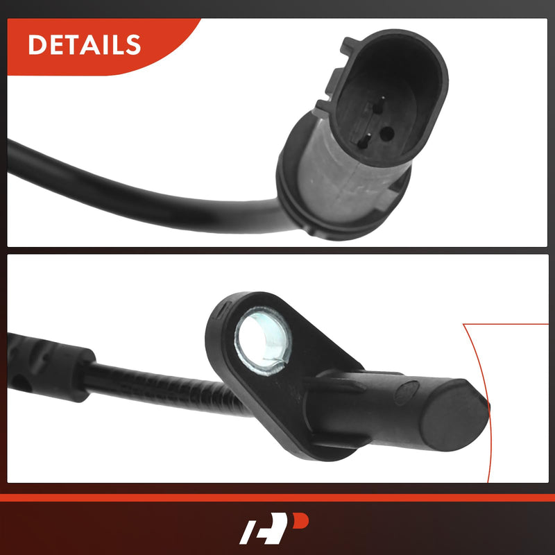 A-Premium ABS Wheel Speed Sensor Compatible with BMW Models - F25 X3 2011-2017, F26 X4 2015-2018, Sport Utility - Front Driver and Passenger Side, 2-PC Set, Replace# 34526869292, 34526788644