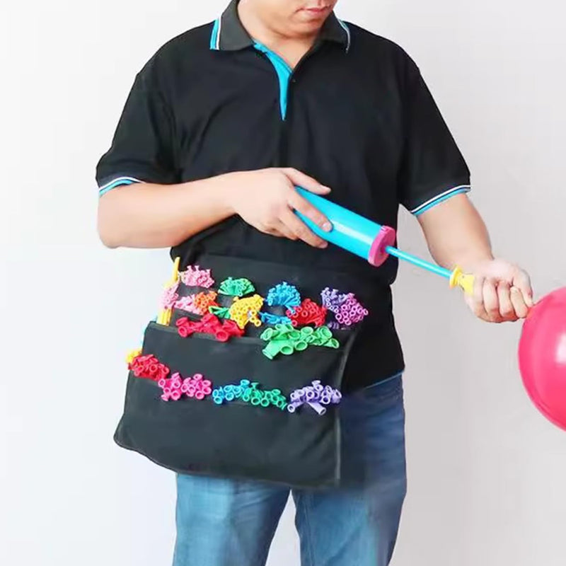 Multi-Pocket Balloon Organizer Bag Portable Workbag Multifunctional Balloon Tool for Clown Balloon Entertainer Balloon Twister Waist Bag Medium