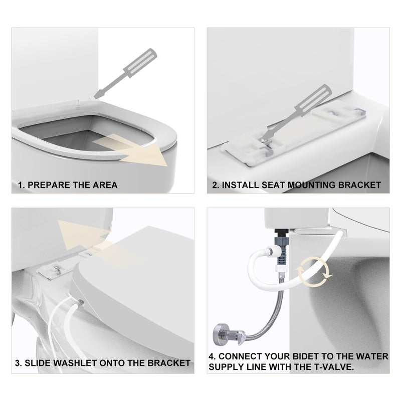 7/8 Inch Bidet T Adapter, T Valve, Bidet Tee Connector for All PF2 and Newer Washlets