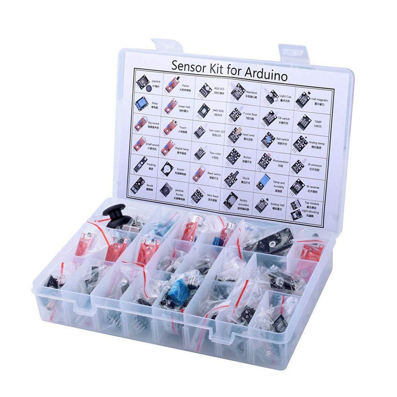  [AUSTRALIA] - HiLetgo 37 Sensor Assortment Kit for Arduino & Raspberry Pi - 37 in 1 Robot Project Starter Kit