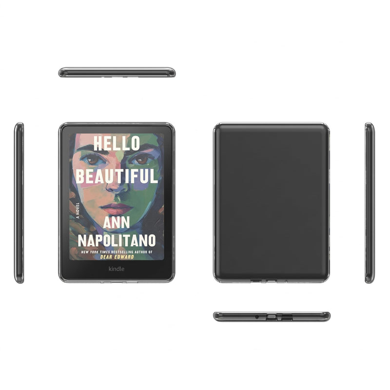 Clear Case for Kindle Paperwhite 1/2/3/4/5/6 - Anti-Yellowing, 4-Corner Airbag, Sturdy, Compatible with 6-6.8-7" eReaders (Kindle PW 4 6.0inch) Kindle PW 4 6.0inch