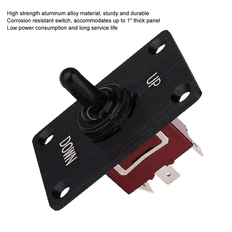 Acouto Marine Toggle Switch 3 Position On Off Terminal Switch Panel Trim Tabs Switch DC12V 15 Amp Up Down Rocker Trim Tabs Switch for RV Marine Boat