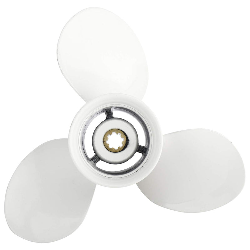 NovelBee 9 1/4x12-J Aluminum Outboard Propeller Fit for Yamaha 9.9-15 HP | 9.25x12 J Prop,Boat Propeller,Outboard Propeller,Aluminum Alloy,Engine Propeller