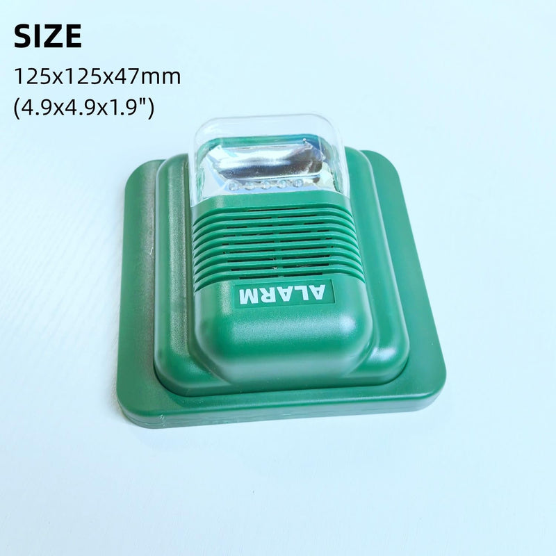 9V 12V 24V DC Stobe Siren with 3 Tones Home Security Horn Safety Anti-Theft SOS Panic Loud Alarm Horn 110dB