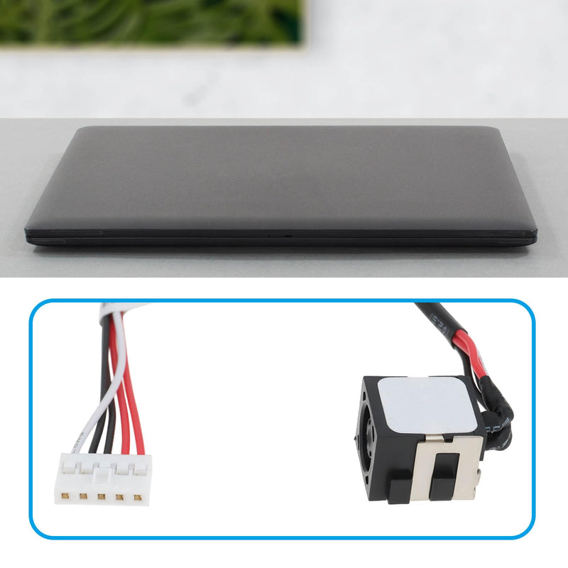 1 Pack DC Power Jack Charging Port Cable YF81X Compatible with Dell Latitude 15 3540 P28F004