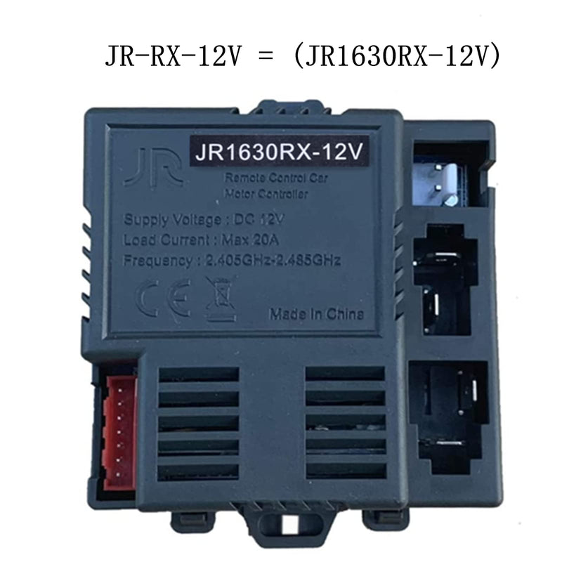2.4G Bluetooth Remote Control and JR-RX-12V (JR1630RX-12V) Control Box kit, The Product has a Slow Start Function, no Need to Install an Additional Slow Starter.