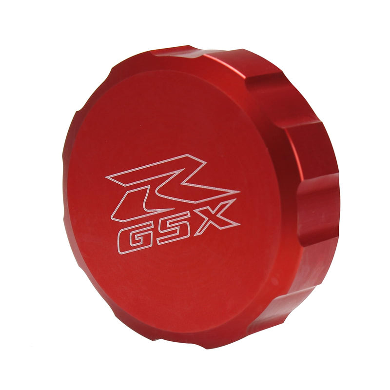 Front Brake Reservoir Cover Cap,Motorcycle Accessories Made of Aluminum Alloy Compatible with Suzuki GSX-R 600 1997-2020,GSX-R 750 1996-2020,GSX-R 1000 2001-2020 (Red) Red