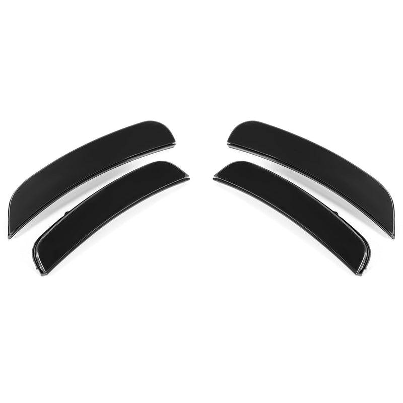 HECASA Side Marker Light LED Compatible with 2015-2024 Dodge Charger Side Marker Lamps Reflectors Front & Rear Smoke Lens White Lights Replacement for 68214404AA 68214405AA 4Pcs 4