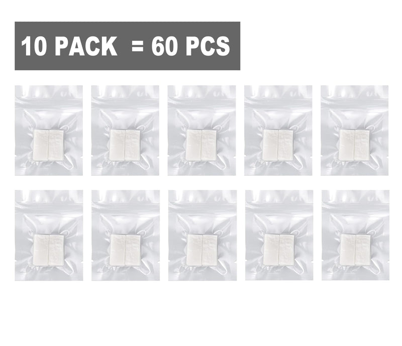 60pcs Anti Fog Inserts Moisture Absorbing Strips Humidity Removing Defogger for GoPro Hero 13/12/11/10/9/8/7/6/5/4/3 Action Camera Underwater Dive Housings, DJI OSMO Insta360 Waterproof Case 60pcs