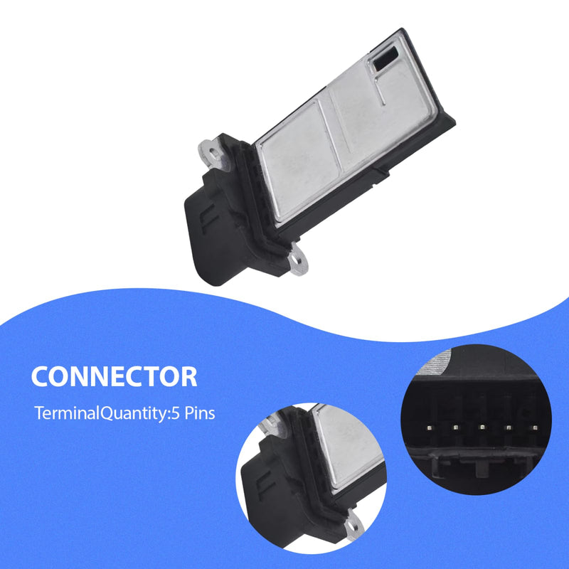 213-4222 Mass Air Flow Sensor MAF Sensor for Chevy Impala Chevrolet Camaro Colorado Equinox GMC Terrain Canyon Envoy Buick Lacrosse Regal Cadillac ATS CT6 CTS SRX Replace 15865791 AF10142 AFH70M43
