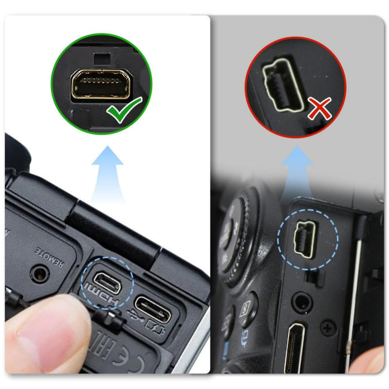 5FT USB Picture Transfer Charging Cable with USB C Connector UC-E6 UC-E16 UC-E17 Compatible with Select Nikon Coolpix & DSLR Cameras, Suitable for Smartphones, Laptops, MacBook with USB C port