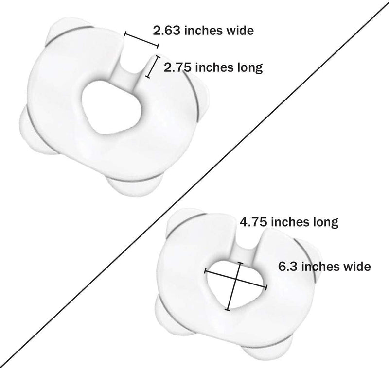 Contour Kabooti Donut Seat Cushion, 3-in-1 Design with Center Cutout for Tailbone Pain, Sciatica and Hemorrhoids Original
