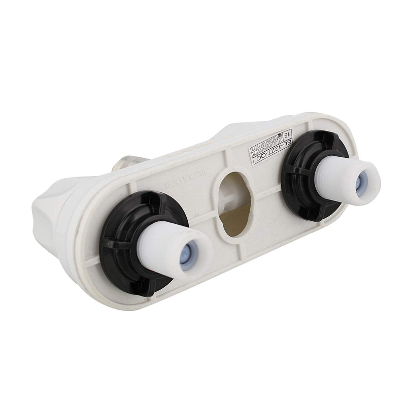Empire Faucets CRD-QDFLX-WHT 4" Quick Disconnect Valve with Metal Quick Connecter - White