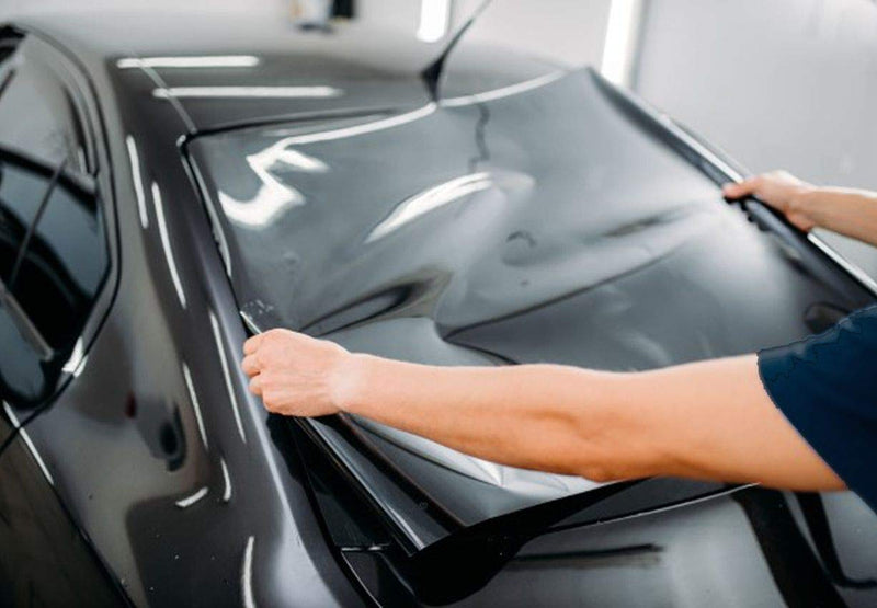 Mkbrother® Car Window Tint Film - 5% 20% 35% 50% VLT Options, UV & Heat Blocking, Scratch Resistant, Professtional Grade Privacy Tint for Auto & Home Windows 24in x 15ft 20%vlt