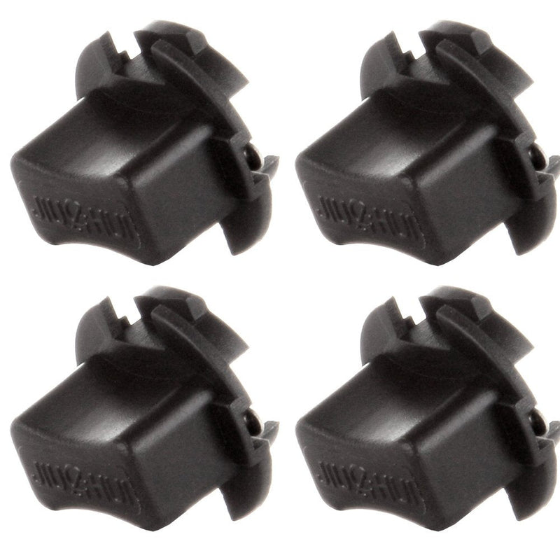 cciyu 20x Black 5/8" Twist In Instrument Panel Dashboard Gauge Bulbs 194 168 T10 Wedge socket Replacement fit for 194/168(T3-1/4) type Miniature Wedge Base bulbs