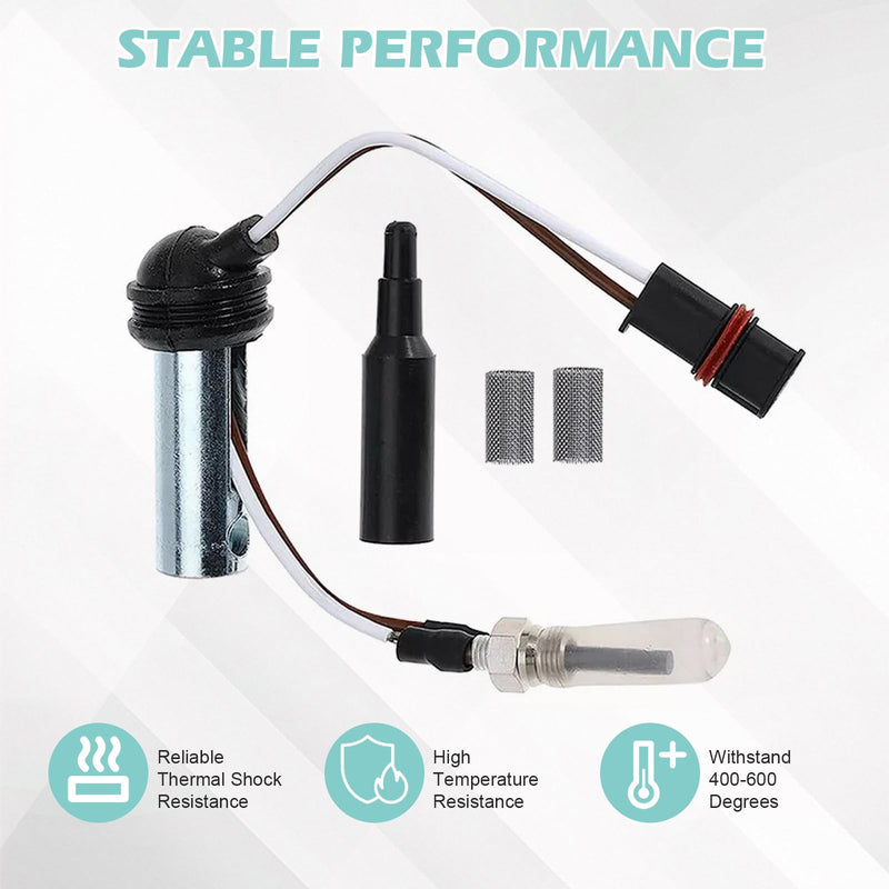 Diesel Heater Glow Plug Repair Kit, 12V Diesel Parking Heaters with Removal Fitting Tool for Eberspaecher Airtronic D2 2kw D4 4kw Ceramic Glow Plug Air Repair Parts 252069011300 252069100102